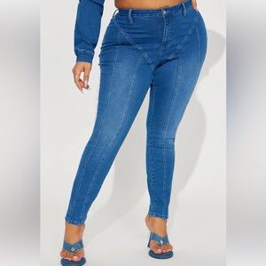 Fashion Nova Madison Skinny Jean-Dark Wash